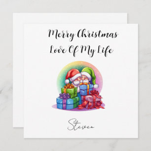 Pride Christmas Personalised Card