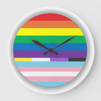 Pride Circle Large Clock