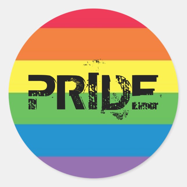 Pride! Classic Round Sticker (Front)