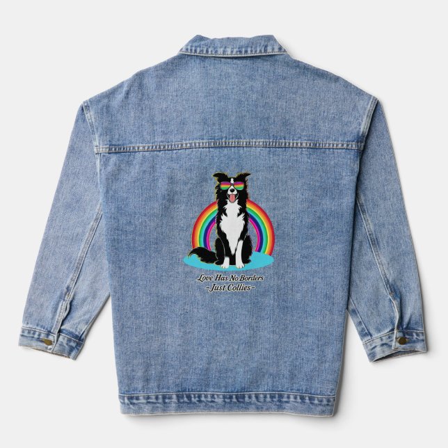 "Pride Collie" Jeansjacke Denim Jacket (Back)