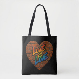 Pride Colourful Love is Love Tote Bag