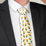 Pride Colours LGBTI  Tie<br><div class="desc">Step out with confidence and colour in these eye-catching socks featuring the vibrant pride flag colours. The playful handprint design gives a personal and expressive touch, making these socks a fun way to share your identity. Perfect for Pride events, casual outings, or just lounging in comfort while making a statement....</div>