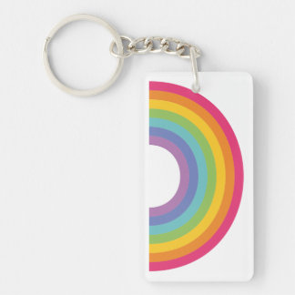 Pride Day Rainbow Keychain