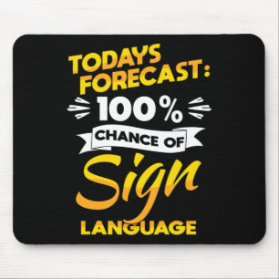 Pride Deaf Awareness And Asl Mouse Pad