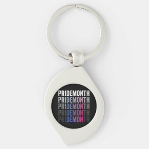 Pride Demon Bisexual Bi Pride Month LGBTQ Gay Lesb Keychain