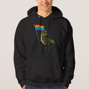 Pride Dinosaur Lgbt Gay Lesbian Transgender Trans  Hoodie