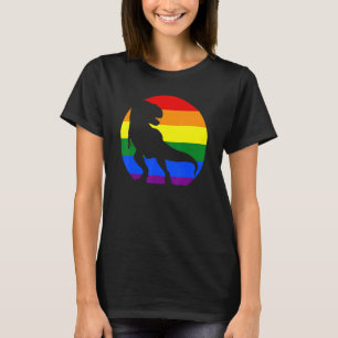 Pride Dinosaur Lgbt Gay Lesbian Transgender Trans  T-Shirt