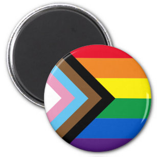 Pride diversity Inclusive rainbow Lgbtq gay flag Magnet