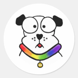 Pride Dog Stickers