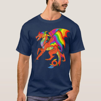 Pride Dragon LGBT Gay Lesbian Transgender Trans No T-Shirt