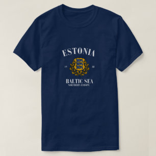 Pride Elegant Estonia Flag T-Shirt
