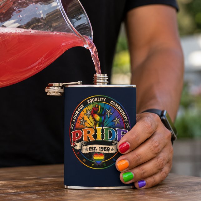 Pride est. 1969 hip flask (Creator Uploaded)