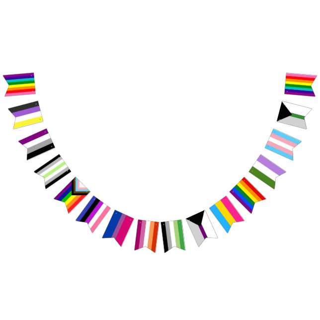 Pride Flag Assortment Garland (All)