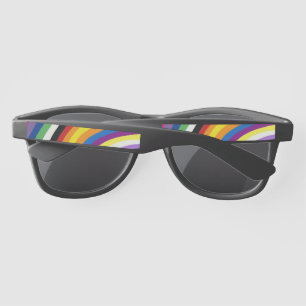 Pride Flag Colourful Stripes Pattern Sunglasses