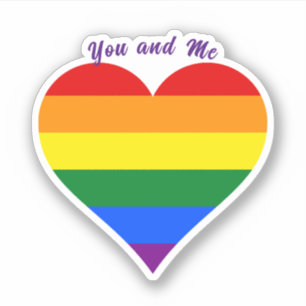 Pride Flag Heart