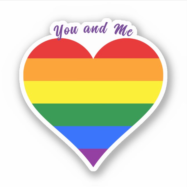Pride Flag Heart (Front)