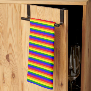 Pride Flag LGBTQAI+ Rainbow Colours Kitchen Towel