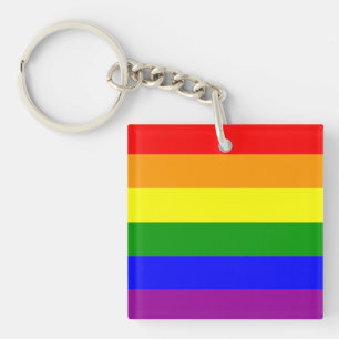 Pride Flag Rainbow LGBTQIA+ Keychain