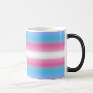 Pride Flag reveal! Transgender flag appears Magic Mug