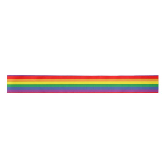 Pride Flag Satin Ribbon (Front)