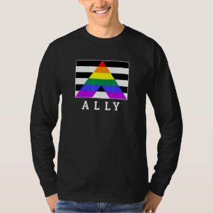 Pride Flag - Straight Ally Pride Flag T-Shirt