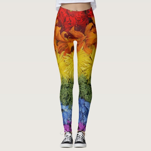 Pride Flower Collection Leggings (Front)