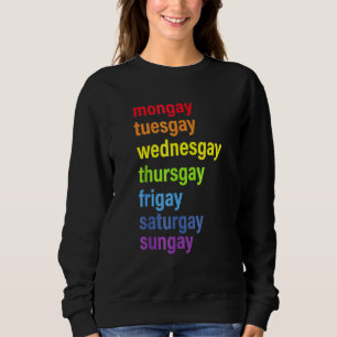 Pride Gay Agenda Love LGBT Sweatshirt