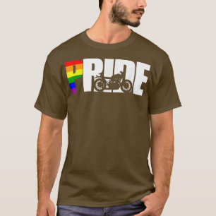 Pride, gay biker, LGBT motorcycle club, gay pride T-Shirt