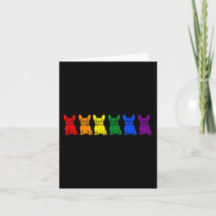 Pride Gay Pride Lgbt-q Ally Dog Puppy Lover  Card