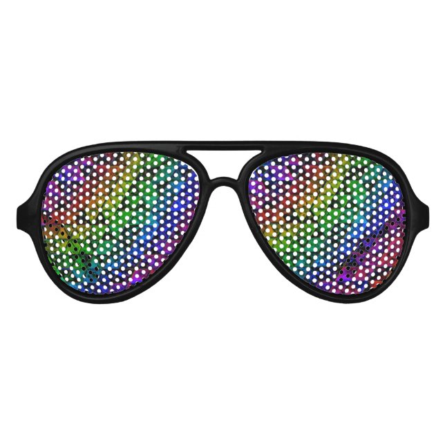 Pride Glass  Aviator Sunglasses (Front)