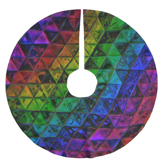 Pride Glass  Brushed Polyester Tree Skirt (Front)