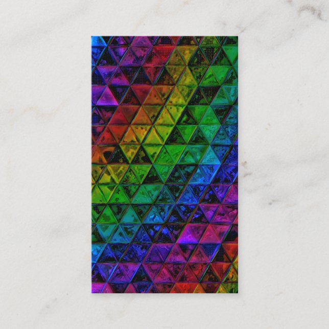 Pride Glass  Business Card (Front)