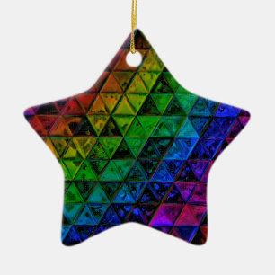 Pride Glass  Ceramic Ornament