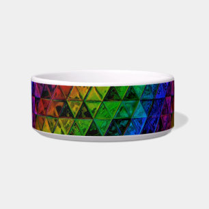 Pride Glass Ceramic Pet Bowl