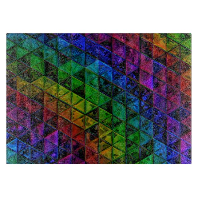 Pride Glass  Cutting Board (Front)