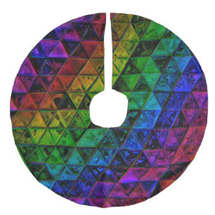 Pride Glass  Faux Linen Tree Skirt