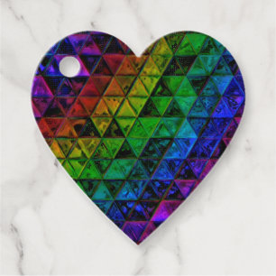 Pride Glass Favour Tags
