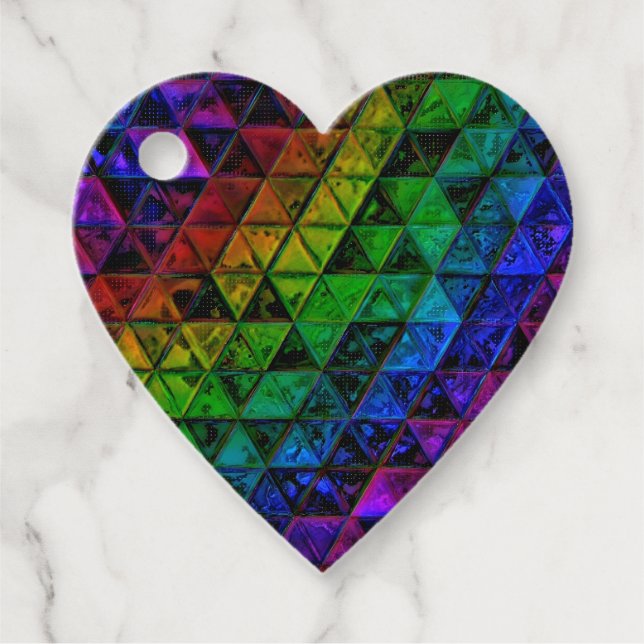 Pride Glass  Favour Tags (Front)