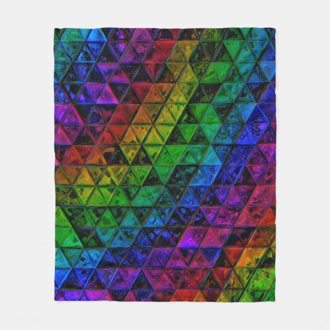 Pride Glass  Fleece Blanket (Front)