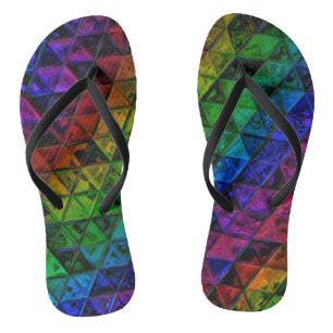 Pride Glass  Flip Flops