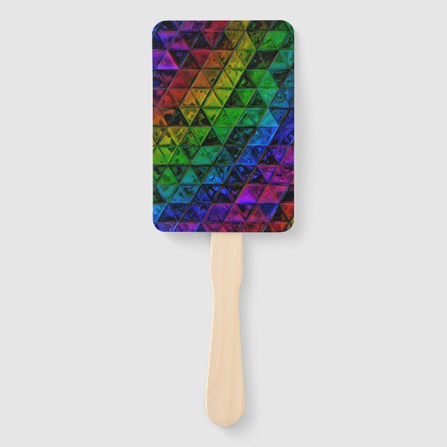 Pride Glass  Hand Fan (Front)