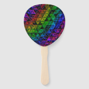 Pride Glass Hand Fan