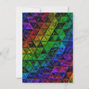 Pride Glass Holiday Card