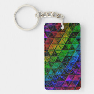 Pride Glass Keychain