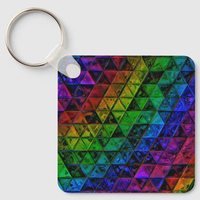 Pride Glass  Keychain (Front)