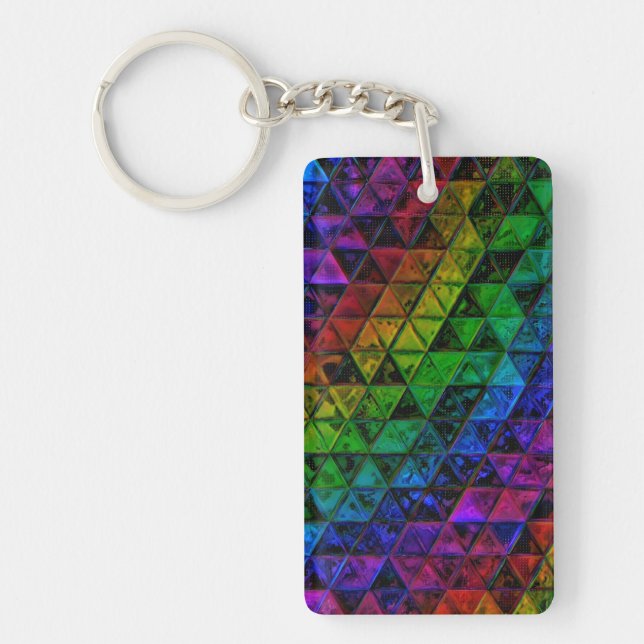 Pride Glass  Keychain (Front)
