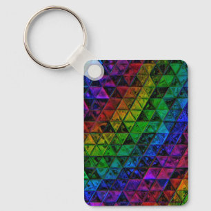 Pride Glass  Keychain