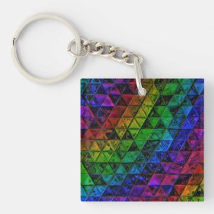 Pride Glass  Keychain