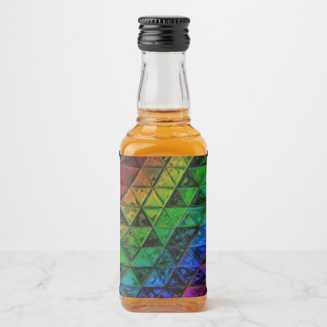 Pride Glass  Liquor Bottle Label (Front)
