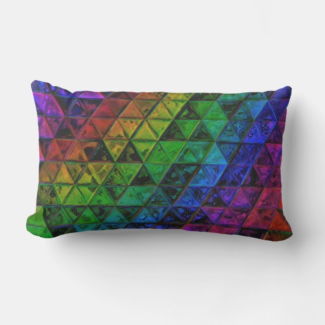 Pride Glass  Lumbar Pillow (Front)